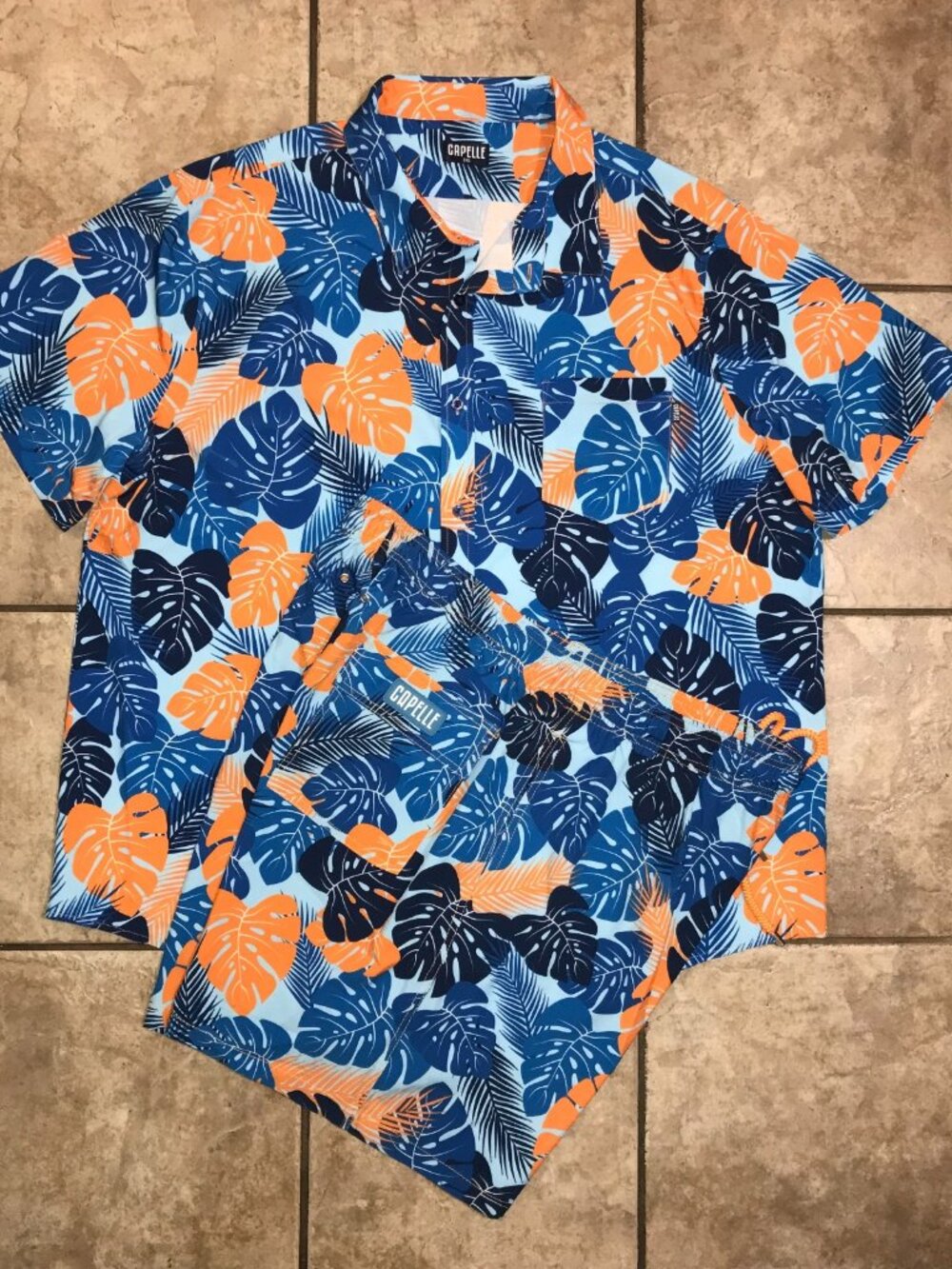 Men's Capelle Miami Lined Hybrid Compression Shorts Set + Matching Shirt-Size 3X - Picture 14 of 15